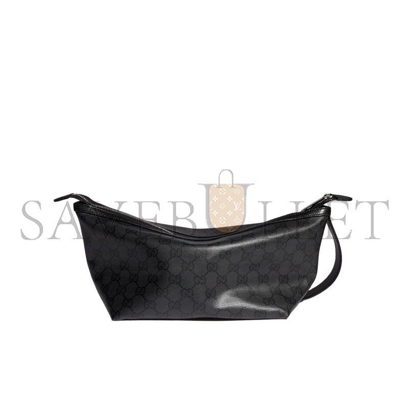 Gvc*1 SMALL GG TOILETRY CASE WITH WEB 875159 (21.5*16*13.5cm)
